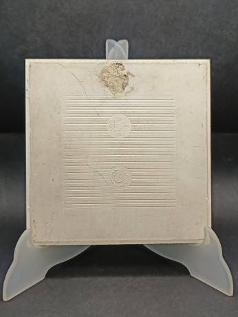 Панно винтажное Kachel Fliese "Церковь святого Лаврентия в Хагсфельде", керамика, 15 х 15 см, Германия, 1960-70гг.