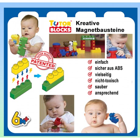 Tutor Blocks Meine ersten Magnetbausteine Happy Family Мои первые магнитные конструкторы Happy Family