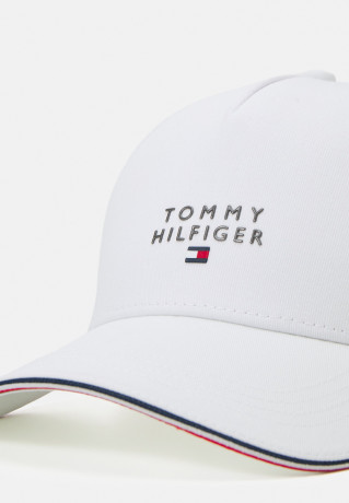 Tommy Hilfiger CORPORATE BUSINESS UNISEX Cap optic white КОРПОРАТИВНЫЙ БИЗНЕС УНИСЕКС Кепка оптический белый