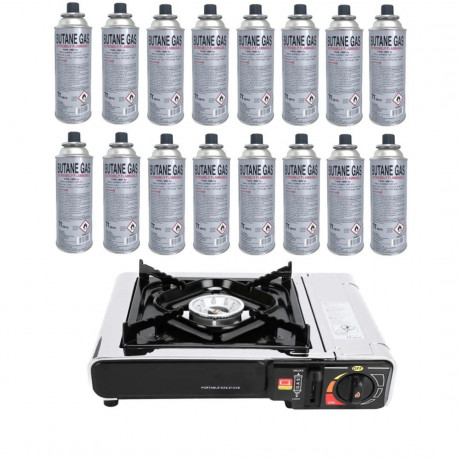 TYA Gruppe TYA Gruppe Gaskocher TYA I Camping Gaskocher Edelstahl Campingkocher Reisekocher 2,2KW  Газовая плита TYA Group TYA I газовая плита для кемпинга из нержавеющей стали, походная плита, дорожная плита, 2,2 кВт