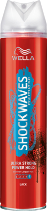 SHOCKWAVES Ultra strong Power Hold 3stk, Лак для волос  250 мл х 3 штуки