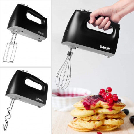 Duronic Duronic Handmixer, Duroni HM4BK Handruhrer, Mixer mit 400W  Ручной миксер Duronic, ручной миксер Duroni HM4BK, миксер мощностью 400 Вт