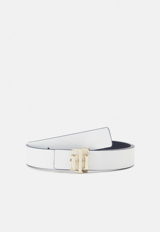 Tommy Hilfiger LOGO  Belt desert sky/white ЛОГОТИП Ремень небо пустыни/белый