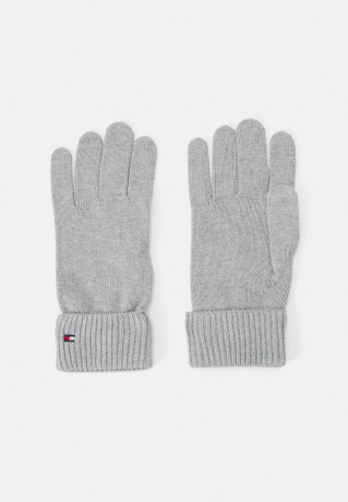 Tommy Hilfiger ESSENTIAL FLAG GLOVES Gloves light grey heather ESSENTIAL FLAG ПЕРЧАТКИ Перчатки светло-серый вереск