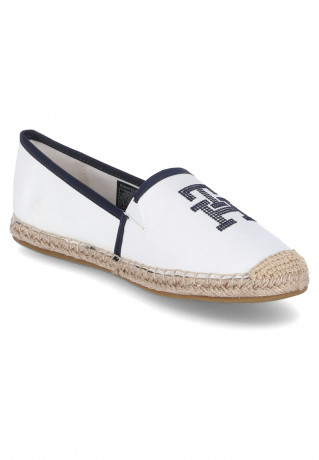Tommy Hilfiger TH EMBROIDERED Espadrilles weiss TH ВЫШИВАННЫЙ Эспадрильи белый