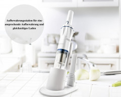 Genius Genius Akku-Handstaubsauger Invictus One 1.0, 90,00 W, beutellos, 11-tlg Handsauger beutellos  kabellos Weiss Беспроводной ручной пылесос Genius Invictus One 1,0, 90,00 Вт, без мешка, ручной пылесос, 11 предметов, без мешка, беспроводной