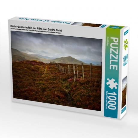 CALVENDO Puzzle CALVENDO Puzzle Herbst-Landschaft in der Nahe von Suidhe Sicht Пазл CALVENDO Puzzle Осенний пейзаж у смотровой площадки Suidhe