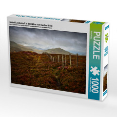 CALVENDO Puzzle CALVENDO Puzzle Herbst-Landschaft in der Nahe von Suidhe Sicht Пазл CALVENDO Puzzle Осенний пейзаж у смотровой площадки Suidhe