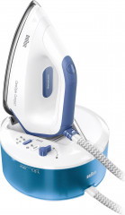 Braun Braun Dampfbugelstation CareStyle Compact IS2143BL, 1500 ml Wassertank, blau, max. Dampfmenge 420g/min, Ruckwartsbugeln uber Knopfe  Паровая гладильная станция Braun CareStyle Compact IS2143BL, резервуар для воды 1500 мл, синий, максимальное количес