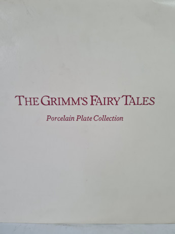 Тарелка коллекционная винтажная Franklin Porzellan, сказки братьев Гримм "Бременские музыканты", 20 x 2 см, Германия, 1978г.