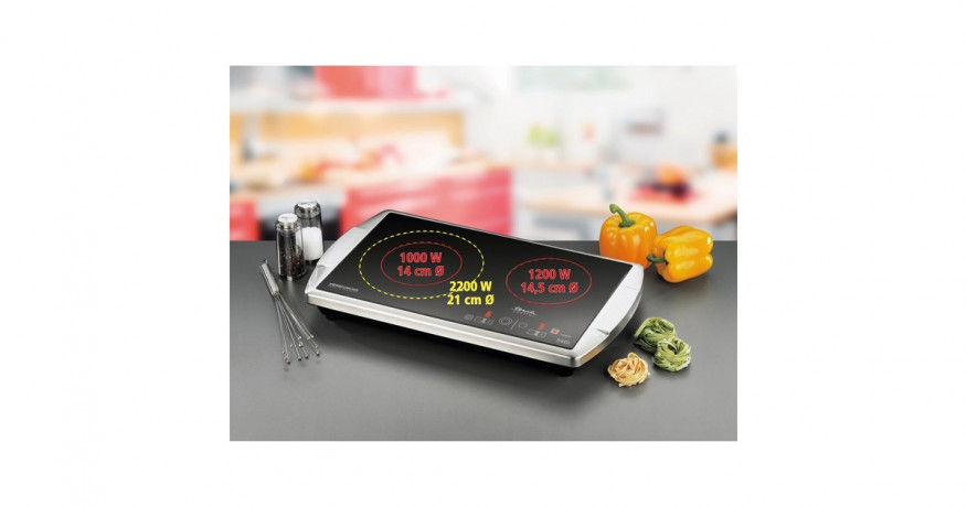 Rommelsbacher Rommelsbacher Doppelkochplatte CT 3403/TC edelstahl/schwarz  edelstahl/schwarz Двойная конфорка Rommelsbacher CT 3403/TC нержавеющая сталь/черная