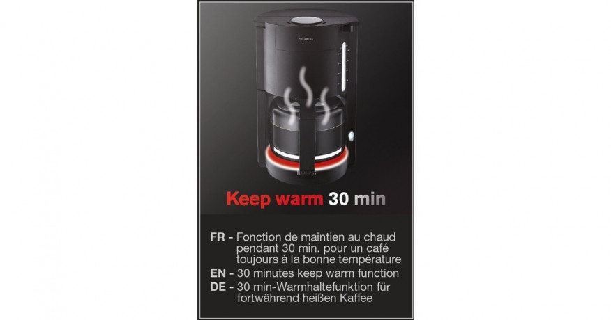 Krups Krups ProAroma F 309 08, Filtermaschine schwarz  schwarz Krups ProAroma F 309 08, фильтр-машина черный