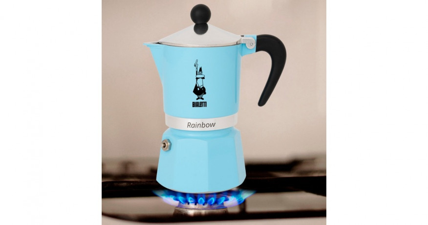 Bialetti Bialetti Rainbow, Espressomaschine hellblau, 3 Tassen  hellblau Bialetti Rainbow, кофемашина для эспрессо, голубой, 3 чашки