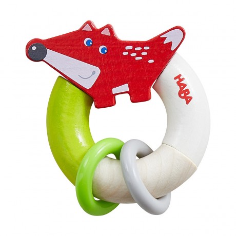 Haba Greifling Klapperfuchs Сжимая игрушечную погремушку лиса