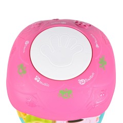 MONI Steckspiel Pilzhaus Musik Licht Formsortierspiel 4 Formen Steckpuzzle Подключаемая игра Грибной домик Музыка Свет Игра для сортировки фигур Подключаемая головоломка из 4 фигур