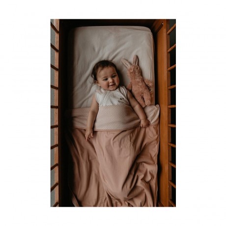 Snoozebaby summer cot blanket Soft Mauve одеяло на детскую кроватку Soft Mauve