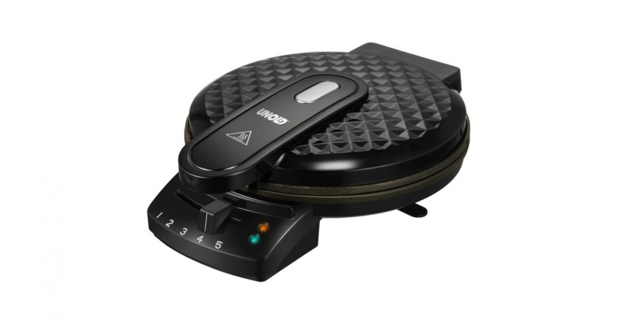 Unold Unold Waffelautomat Diamant, Waffeleisen schwarz, 1.200 Watt  schwarz Вафельница Unold Диамант, вафельница черная, 1200 Вт