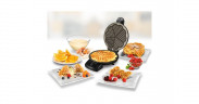 Unold Unold Waffelautomat Diamant, Waffeleisen schwarz, 1.200 Watt  schwarz Вафельница Unold Диамант, вафельница черная, 1200 Вт