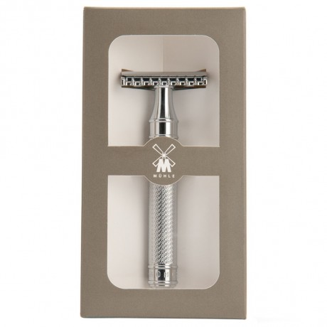 Muhle Klassischer Rasierhobel GRANDE  offener Kamm  Классическая безопасная бритва GRANDE с открытым гребнем