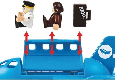BRIO Blaues Flugzeug Синий Самолет