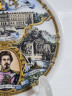 Тарелка сувенирная винтажная The Kuhn Bavaria с изображением видов Линдерхофа и портретом Людвига II, 10 см, Германия, 1970-80гг.