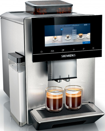 SIEMENS SIEMENS Kaffeevollautomat EQ900 TQ905D03, bis zu 10 Profile, automatische Bohnenanpassung, extra leise  Полностью автоматическая кофемашина SIEMENS EQ900 TQ905D03, до 10 профилей, автоматическая регулирова кофейных зерен, очень тихая