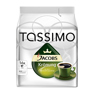 Jacobs Tassimo Kronung 104г, 16 штук