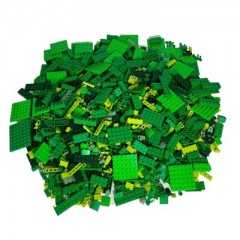 LEGO LEGO Steine Grun gemischt - 400 Stuck - Green brick mix Кирпичи LEGO зеленые смешанные - 400 штук - Смесь зеленых кирпичей