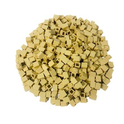LEGO LEGO 1x1 Steine Beige - Tan Bricks 3005 - 1000x LEGO 1x1 Bricks Beige — Tan Bricks 3005 — 1000x
