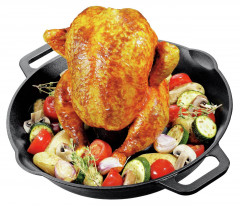 Kucchenprofi KUcCHENPROFI Hahnchenbrater  schwarz К = ЧЕНПРОФИ Куриный рулет &amp;gt; 4тер
