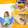 COSTWAY Kletterleiter Kinder Kletterdreieck Holz Дети поднимаются по лестнице, поднимаясь по треугольному дереву
