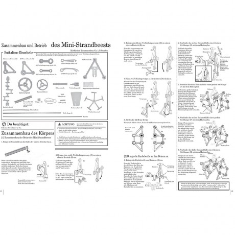 Edu-Toys DIY Strandbeest Modell nach Theo Jansen DIY модель Strandbeest после Тео Янсена