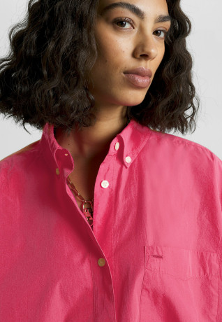 Tommy Hilfiger ICONS Button-down blouse bright cerise pink ICONS Блузка на пуговицах ярко-вишнево-розовый