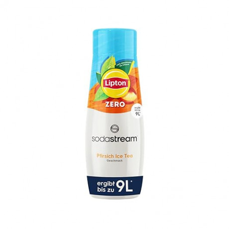 SodaStream Lipton Sirup Pfirsich, Сироп для приготовления Lipton Ice Tea Персиковый сироп, без сахара, 440 мл