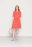 Tommy Hilfiger TENCEL KNEE DRESS Day dress crystal coral ПЛАТЬЕ TENCEL KNEE DRESS Повседневное платье хрустальный коралл