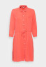 Tommy Hilfiger TENCEL KNEE DRESS Day dress crystal coral ПЛАТЬЕ TENCEL KNEE DRESS Повседневное платье хрустальный коралл