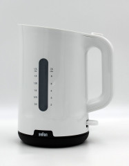 Braun Braun Wasserkocher WK1100WH Wasserkocher weiss/schwarz 1,7L, 2200 Watt  Чайник Braun WK1100WH чайник белый/черный 1,7 л, 2200 Вт