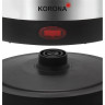 KORONA KORONA Wasserkocher kleiner 1 Liter Edelstahl-Wasserkocher 20303, 1 l, 2200 W, 2200 Watt, Abschaltautomatik, Dampfstopp-Automatik, Uberhitzungsschutz  Чайник KORONA маленький, чайник из нержавеющей стали 1 литр 20303, 1 л, 2200 Вт, 2200 Вт, автомат