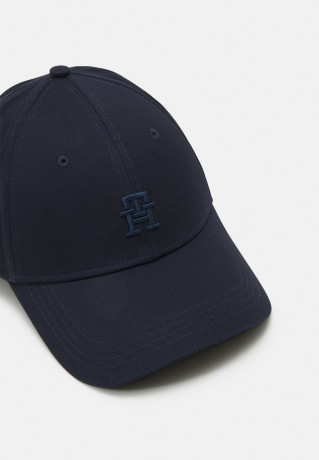 Tommy Hilfiger MONOGRAM CAP UNISEX Cap space blue КЕПКА УНИСЕКС С МОНОГРАММОЙ Кепка космический синий