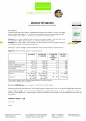 Krauterhaus Sanct Bernhardt Cod Liver Oil Capsules, 200 капсул