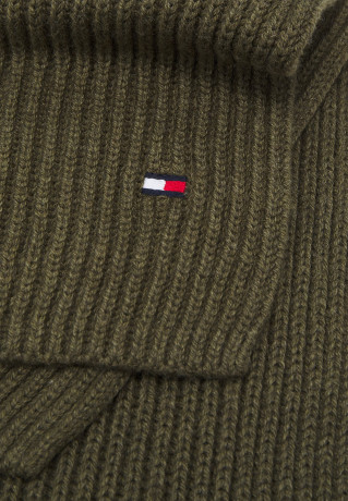 Tommy Hilfiger ESSENTIAL FLAG Scarf army green melange ESSENTIAL FLAG Шарф армейский зеленый меланж