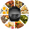 TurboTronic by Z-Line TurboTronic by Z-Line Multikocher 5 Liter Dampfgarer, japanischer Reiskocher Slowcooker mit Timer, 860 W, Schwarz Digital fur Milchreis Multivarka Schongarer Мультиварка TurboTronic by Z-Line пароварка 5 литров, японская рисоварка,