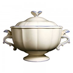 Gien Fayencerie Gien 'Filets Bleus' Terrine 3,0 L Gien "Filets Bleus" Террин 3,0 л