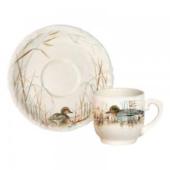 Gien Fayencerie Gien 'Sologne' Mokka-/Espresso-Untertasse 14 cm Gien "Sologne" Блюдце для мокко/эспрессо, 14 см