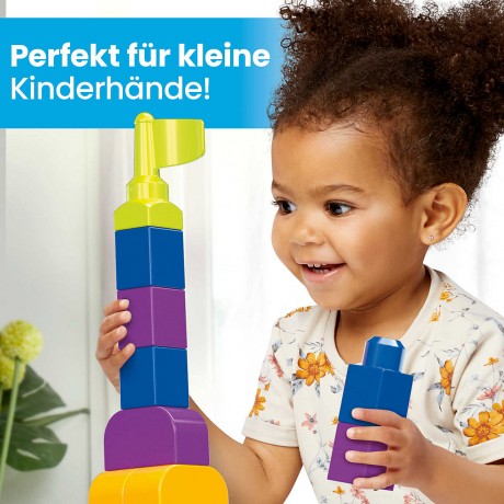 Mattel MEGA BLOKS Bauset mit extra grossem Bausteinebeutel mit 300 grossen Bausteinen Строительный набор MEGA BLOKS с очень большой сумкой для строительных блоков с 300 большими строительными блоками