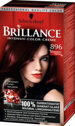 Brillance Краска для волос Schwarzrot Organdi 896
