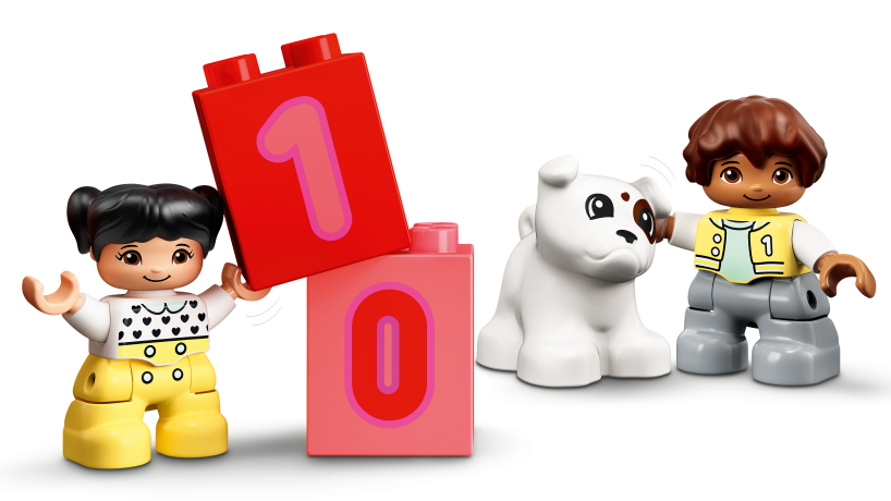 Lego Zahlenzug – Zahlen lernen Поезд с цифрами – учим цифры
