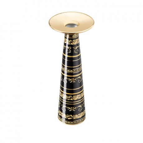 Rosenthal meets Versace Rosenthal Versace Virtus Gala Black Vase / Leuchter 25 cm Rosenthal Versace Virtus Gala Черная ваза/подсвечник 25 см