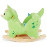 bieco Schaukelpferd Plusch Dino Schaukeltier 60 cm Baby Wippe Holz Spielzeug ab 9M Schaukeltiere Лошадка-качалка Плюшевый Дино Животное-качалка 60 см Baby Rocker Деревянная игрушка от 9M Rocking Animals