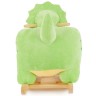 bieco Schaukelpferd Plusch Dino Schaukeltier 60 cm Baby Wippe Holz Spielzeug ab 9M Schaukeltiere Лошадка-качалка Плюшевый Дино Животное-качалка 60 см Baby Rocker Деревянная игрушка от 9M Rocking Animals
